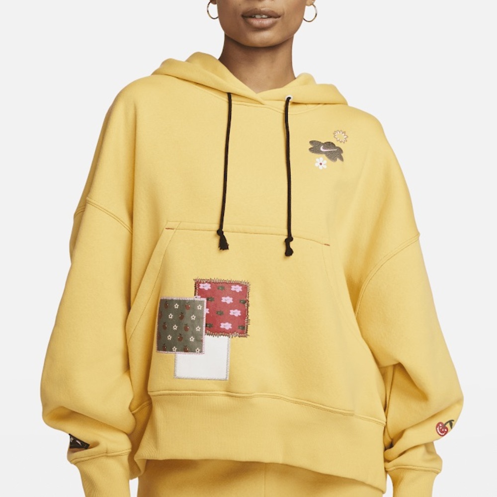 Nike Sportswear Phoenix Fleece Cozy Pullover Hoodie, Size M 💛